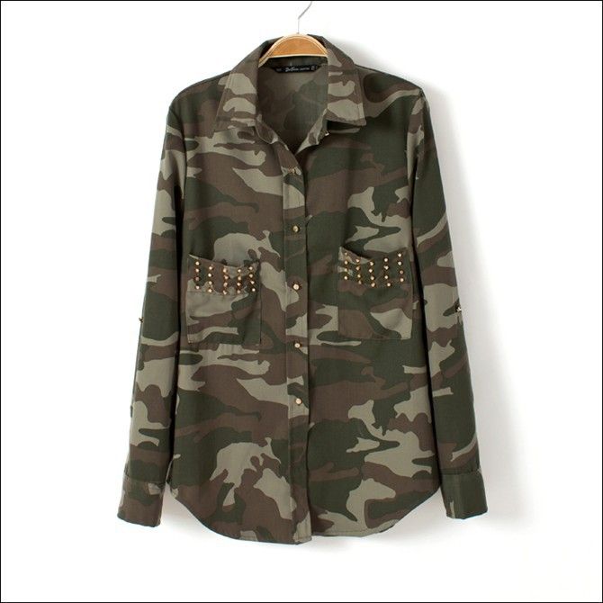 camouflage shirt womens uk