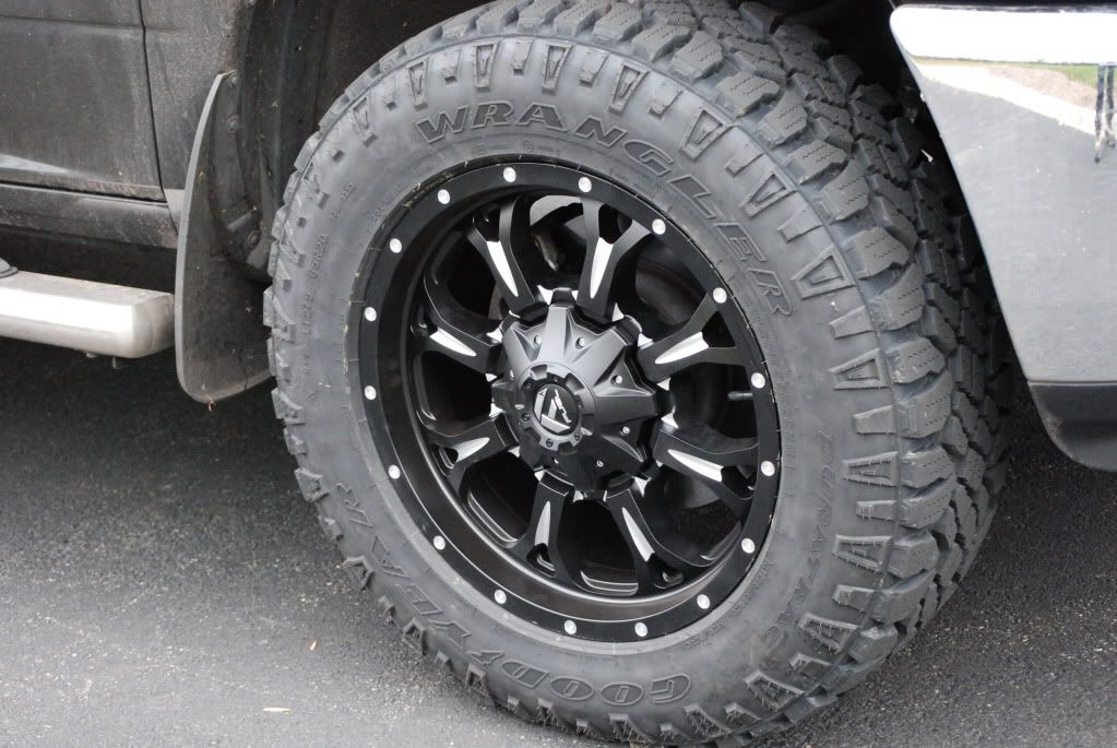 Pics of my New 20" Fuel Cranks with Duratracs Dodge Cummins Diesel Forum