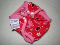 Hearts on Red Newborn Cover