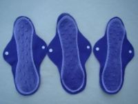 Purple Minky--Plum Crazy Cloth Pads