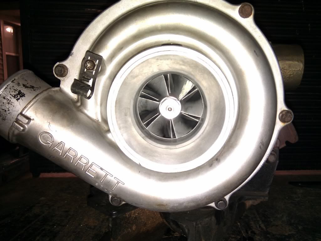 03 Style Industrial Injection Turbo and Pedestal Ford Powerstroke