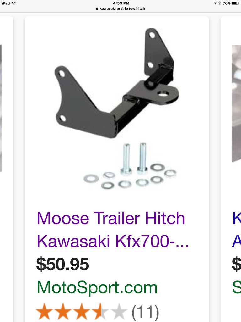 Tow hitch Kawasaki ATV Forum