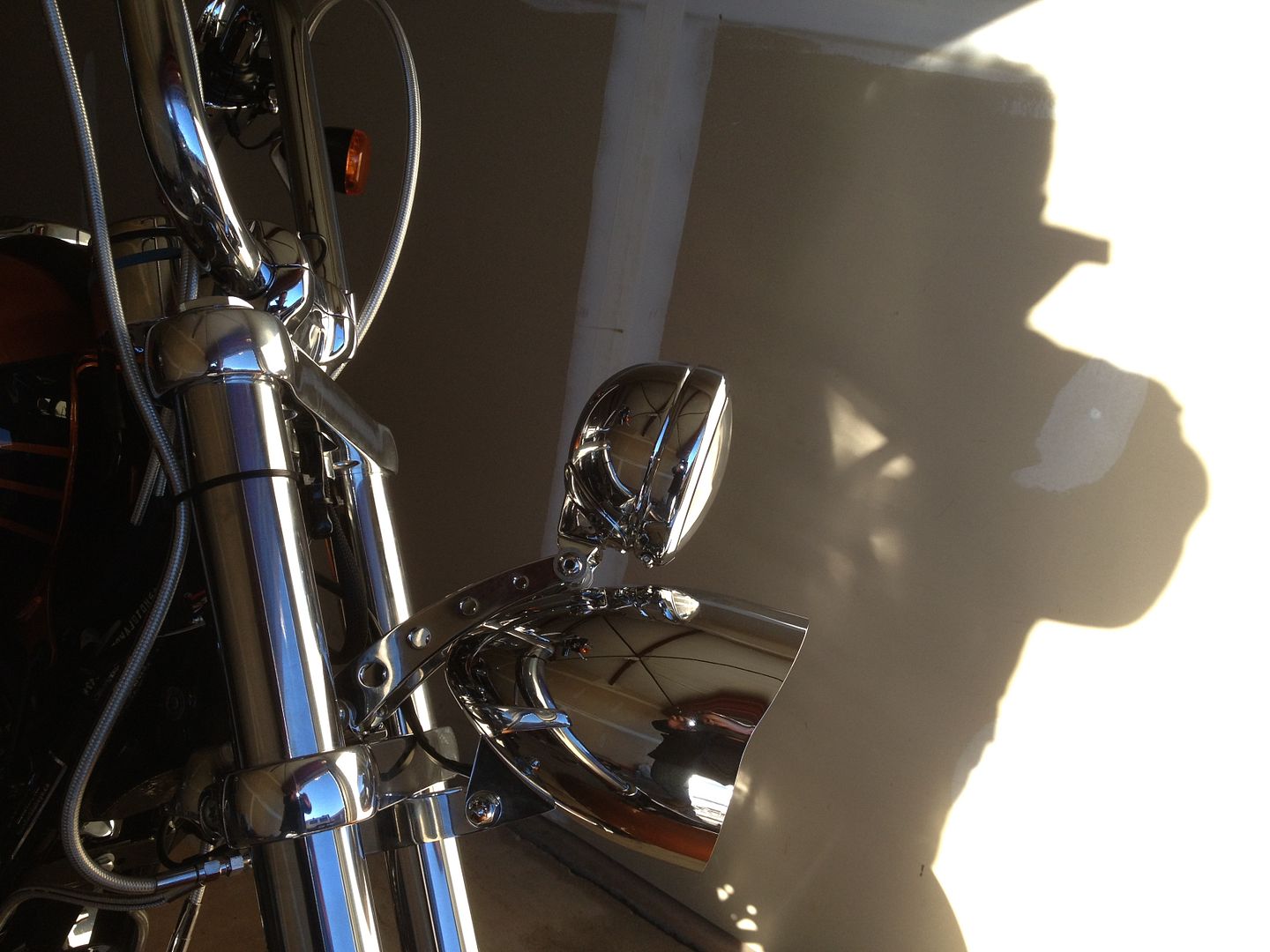 Headlight relocation Harley Davidson Forums