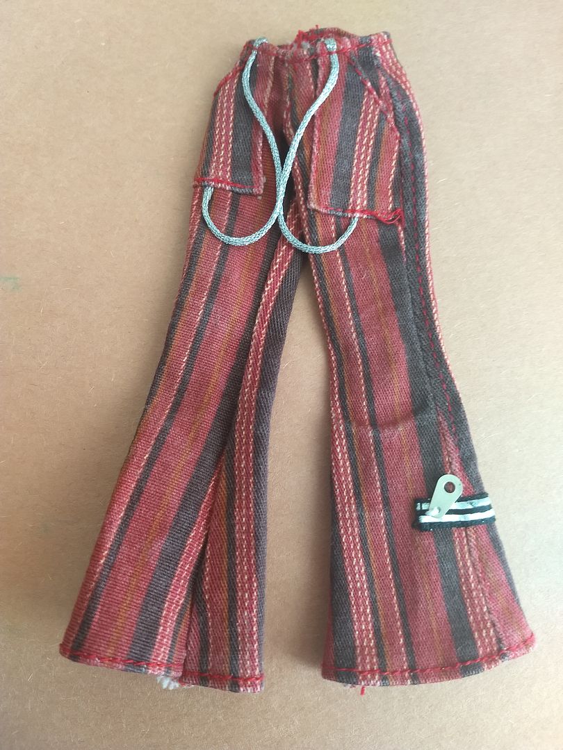 red and black striped pants womens