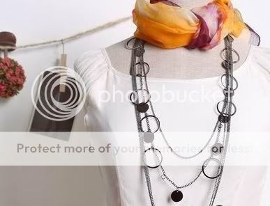 Korean Fashion Bohemia Circle Multi Layer Necklace Z204  