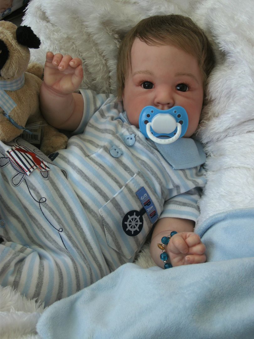 Beautiful Reborn Baby Boy Doll 'George' from 'Linzi's Beautiful Babies ...