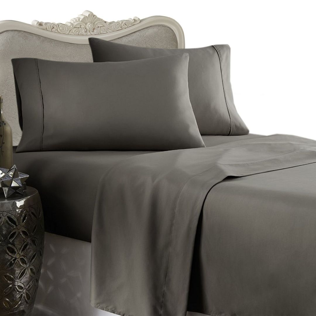 1000 TC Egyptian Cotton 18/" Deep Pocket US King Size Gorgeous Bedding Items