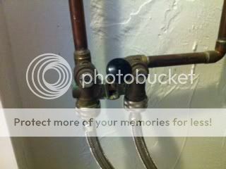 Single lever washing machine valve